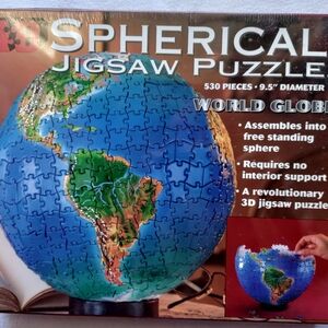 3D Spherical jigsaw Puzzle